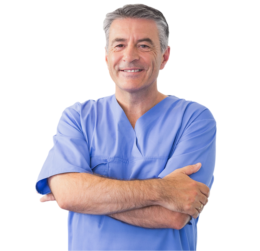 smiling dentist