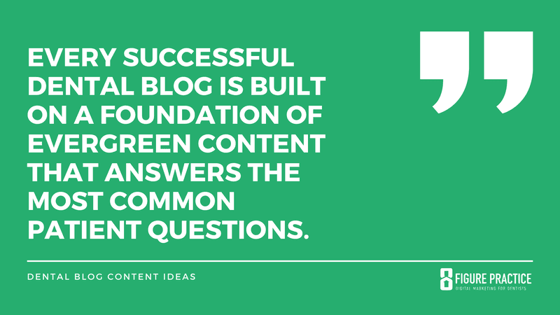 dental blog content ideas