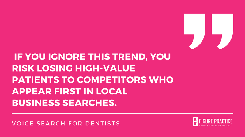 voice search for dentists