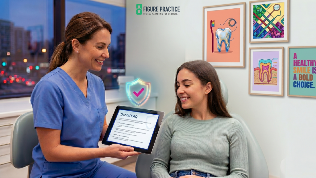 Dental website FAQ page as a patient trust-building tool for dental practices